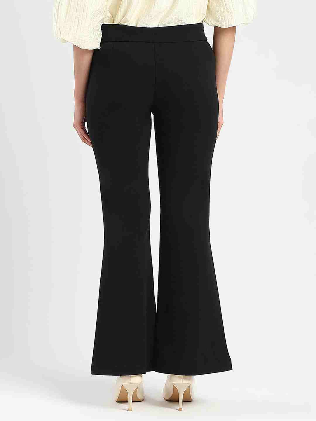 Madame ladies western pants in a stylish fit, showcasing denim texture and classic western design elements.
