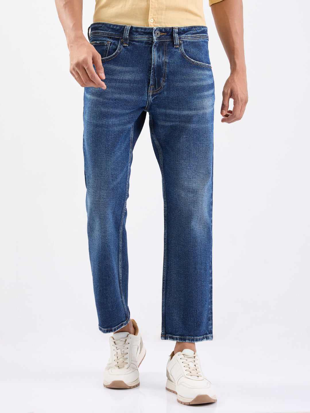 SPYKAR Men's Relaxed Jeans (MDCH2BE014DARKBLUE_Dark Blue
