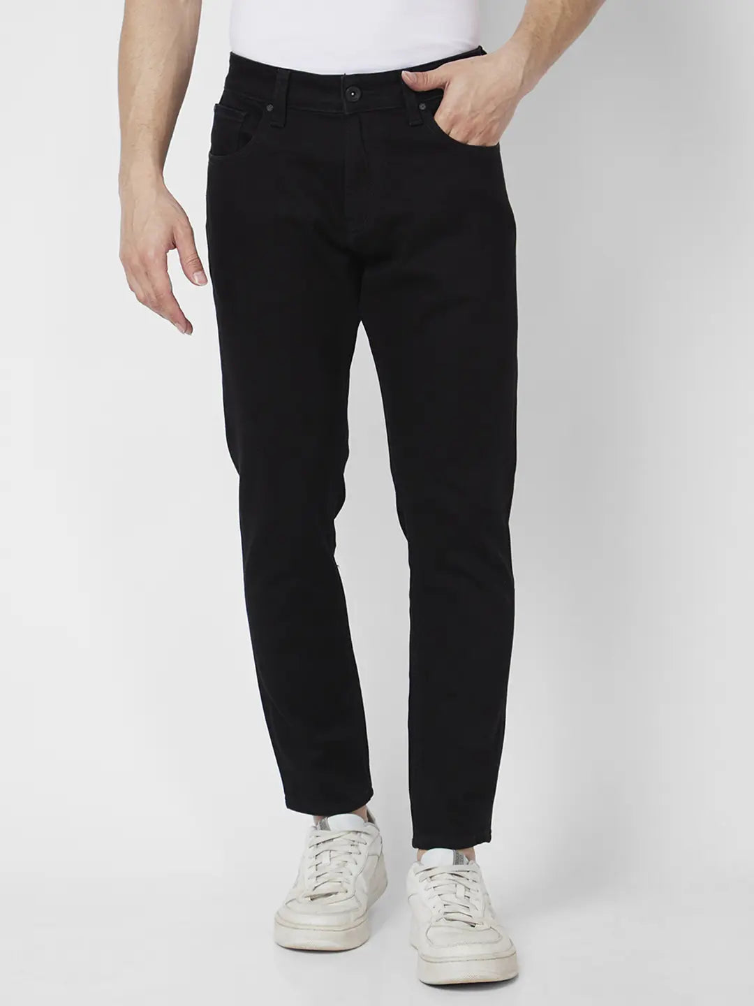Spykar Mens Jeans Mdkn2Bc011 Black