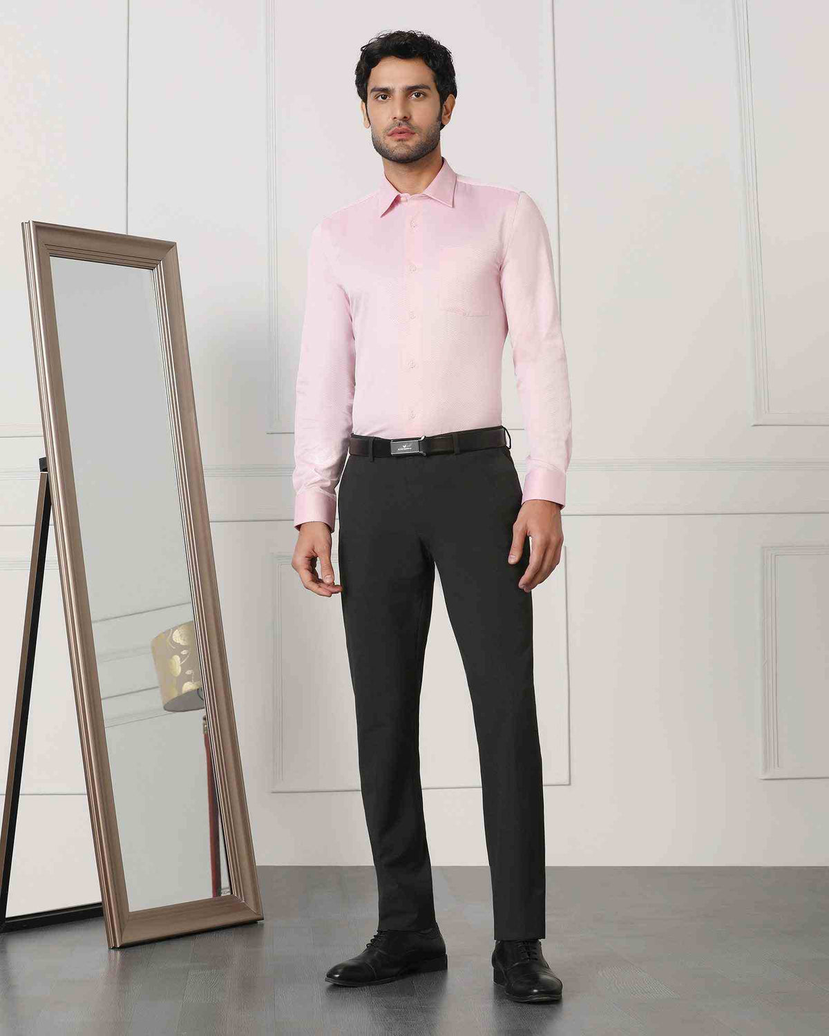 Blackberry Mens Formal Shirt F/S Bp-Bs-Do-Revolve Grey