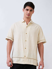 Spykar Mens Casual Shirt F/S Mshsos1Be048 Off White