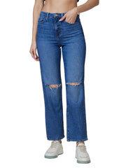 Spykar Ladies Western Jeans Wdbel1Bd083 Mid Blue