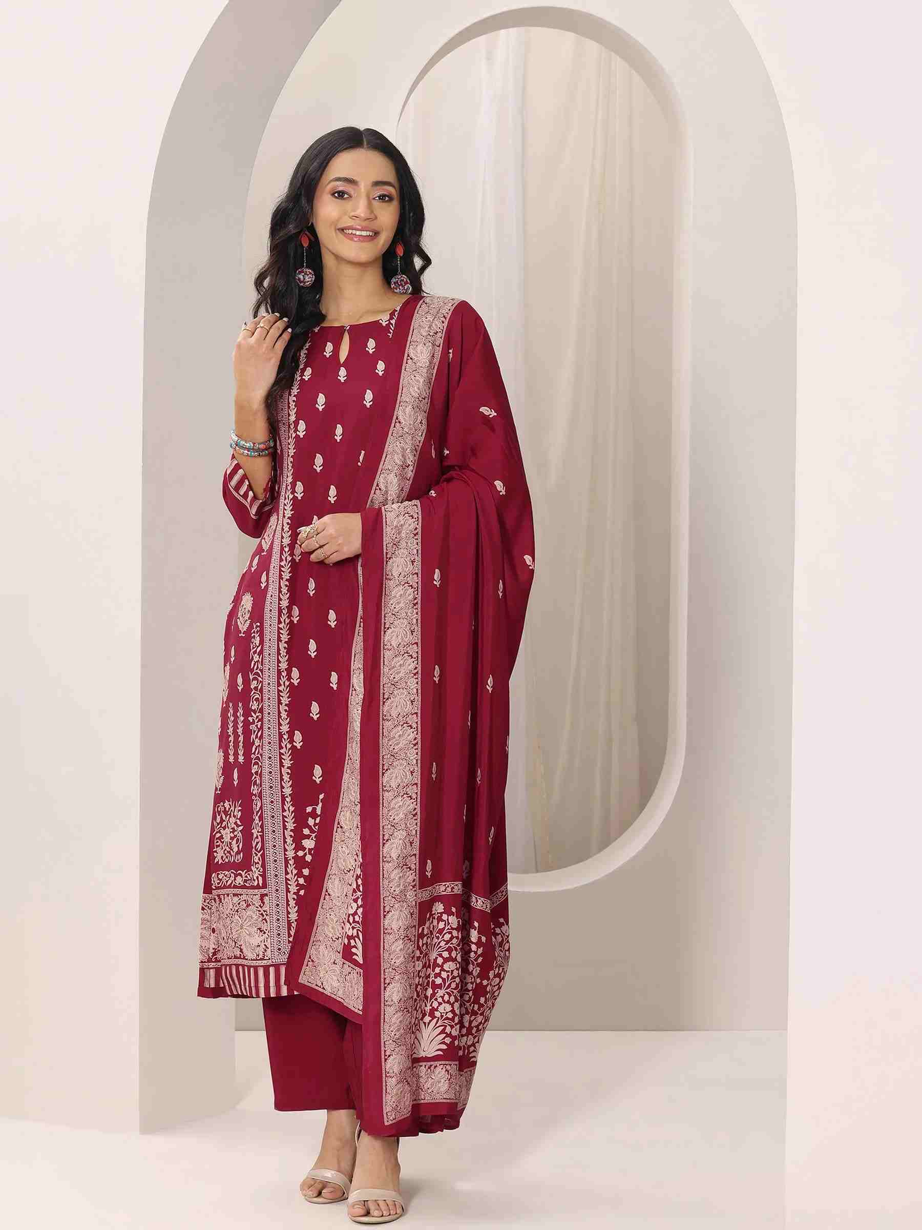 Libas Ladies Western Kurti 3Pcs Set