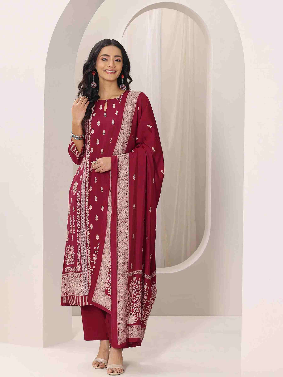 Libas Ladies Western Kurti 3Pcs Set