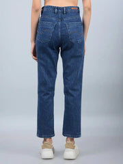 Crimsoune Club Ladies Western Jeans Dark Blue