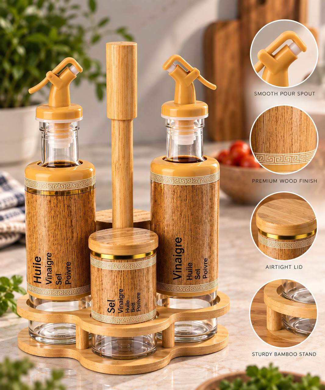 Lyte Club BambooLuxe Condiment- Set of 4