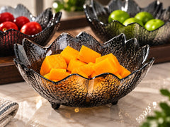 Lyte Club PetalGlow Glass Serving Bowls- Set of 4