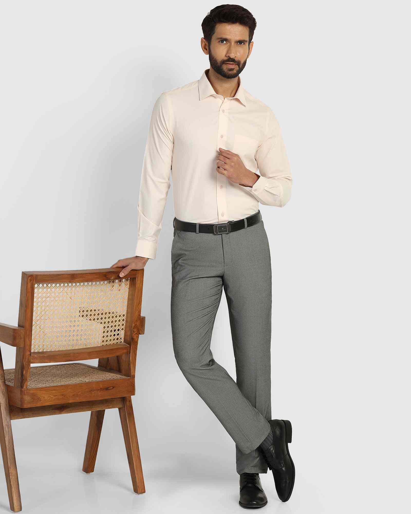 Blackberry Mens Formal Trouser Bp-So-Musk Grey