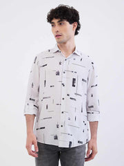 SPYKAR MENS CASUAL SHIRT F/S MSHPS2BE119 SILVER GREY