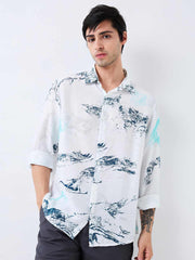 Spykar Mens Casual Shirt F/S Mshps1Be087 White