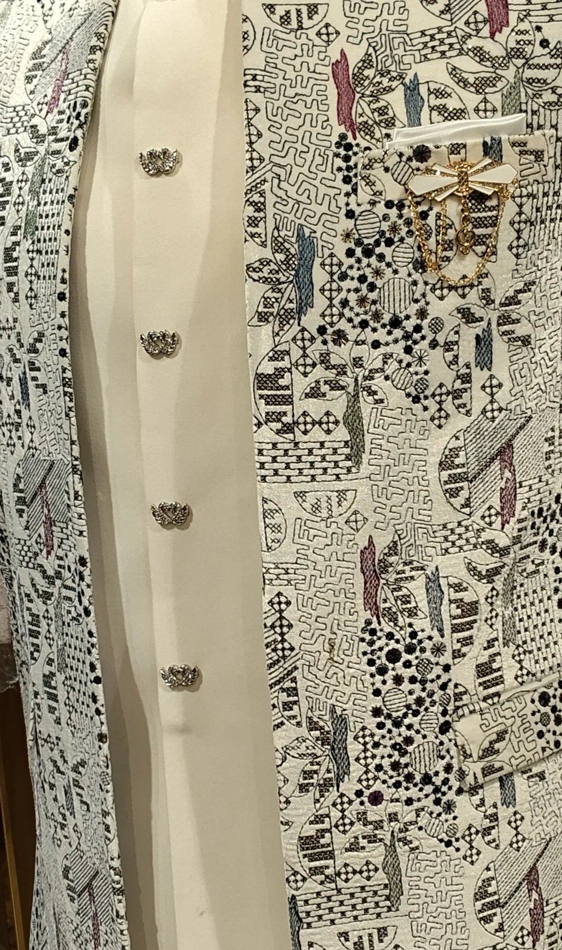 VASTAVIK MENS COAT SUIT JODHPURI 3PCS SET 2545 GREEN