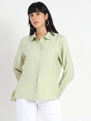 Madame Ladies Western Top H/S M5S18263 388 Apple Green