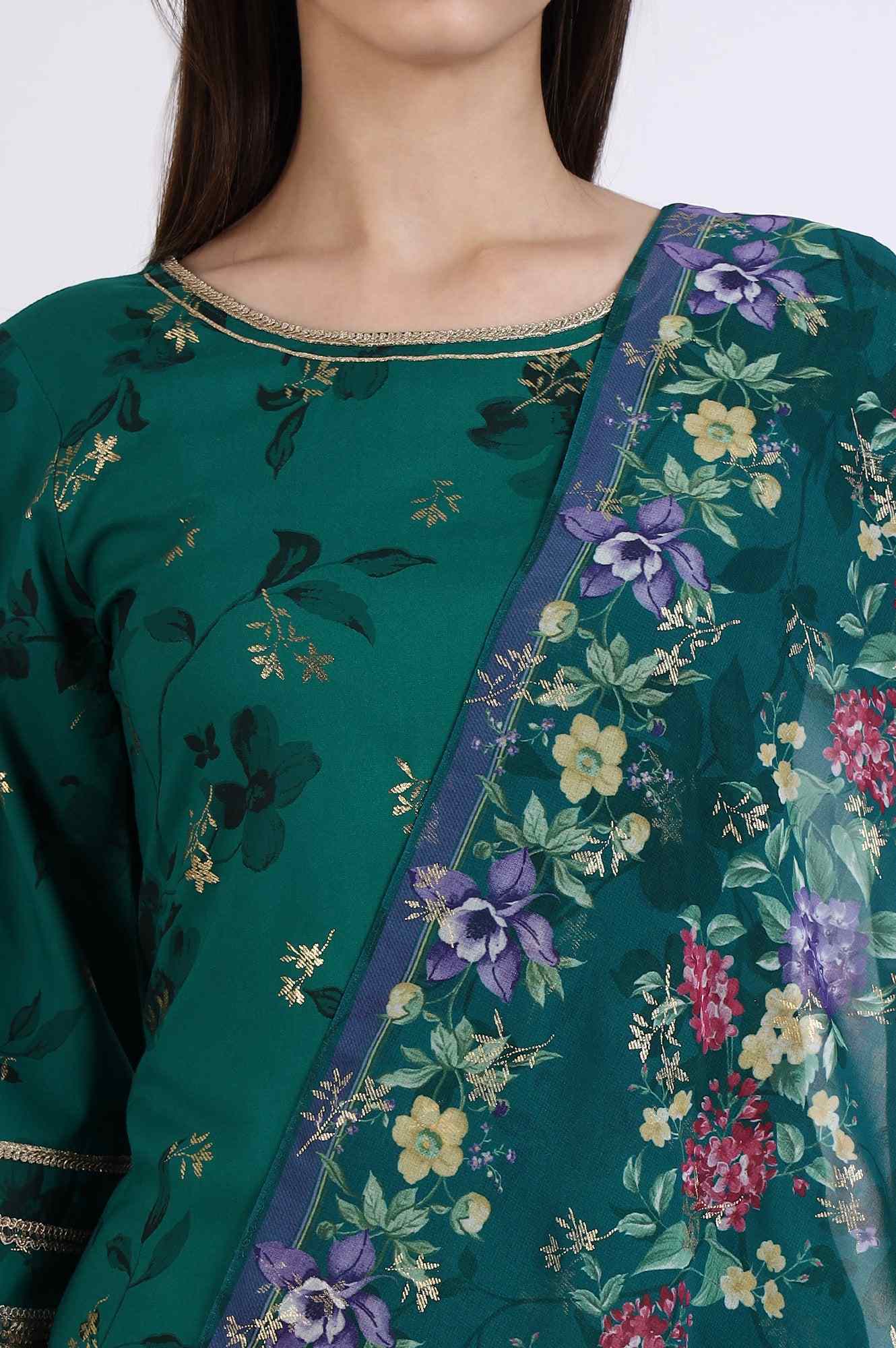 Aurelia Ladies Western Kurti 3Pcs Set As15833 509072