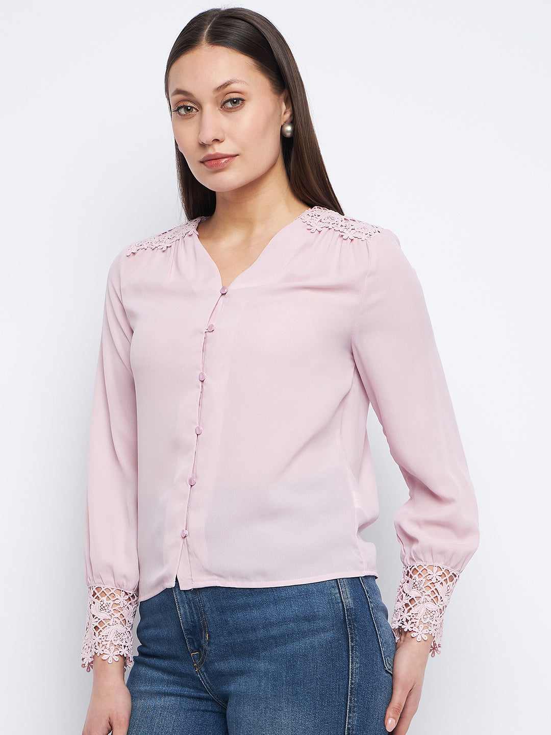 Madame Ladies Western Top H/S M3S18515 271 Onion