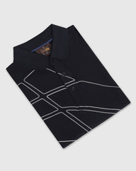 Blackberry Mens T-Shirt H/S Et-Ss-Tp-Slash Navy