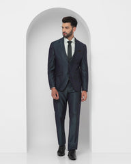 Blackberry Mens Coat Suit 2Pcs Set Nl-Do-Therin1 Teal