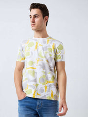 Spykar Mens T-Shirt H/S Mktft1Be007 Lettuce Green