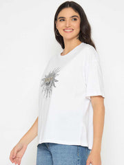 Madame Ladies Western Top F/S M5S11224 040 White