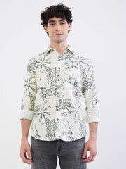 SPYKAR MENS CASUAL SHIRT F/S MSHPS2BE054 ECRU
