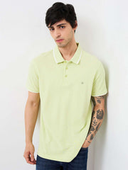 Spykar Mens T-Shirt H/S Mktbp1Be090 Lettuce Green