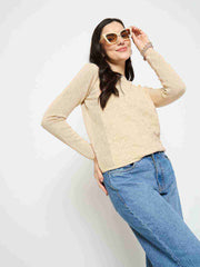 Madame Ladies Western Top F/S M5W16013 001 Beige