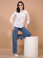 Crimsoune Club Ladies Western Jeans Dark Blue