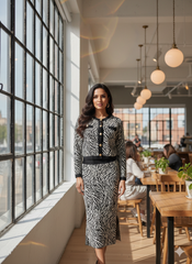 Lyte Club Ladies Western Midi O9137-808 Black