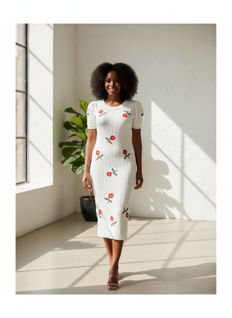 Lyte Club Ladies Western Midi O1356-68365 White