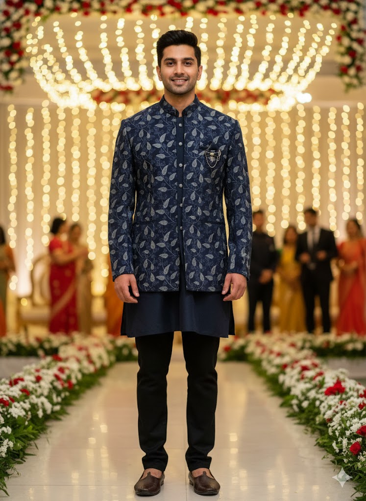 ?? Luxurious Lilac Sherwani Ensemble