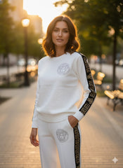 Lyte Club Ladies Western W Cord Set O1356-4698 White