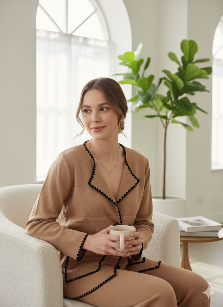 Lyte Club Ladies Western W Cord Set O1356-7830 Brown