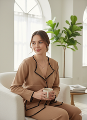 Lyte Club Ladies Western W Cord Set O1356-7830 Brown