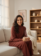 Lyte Club Ladies Western W Cord Set O1356-6823 Brown