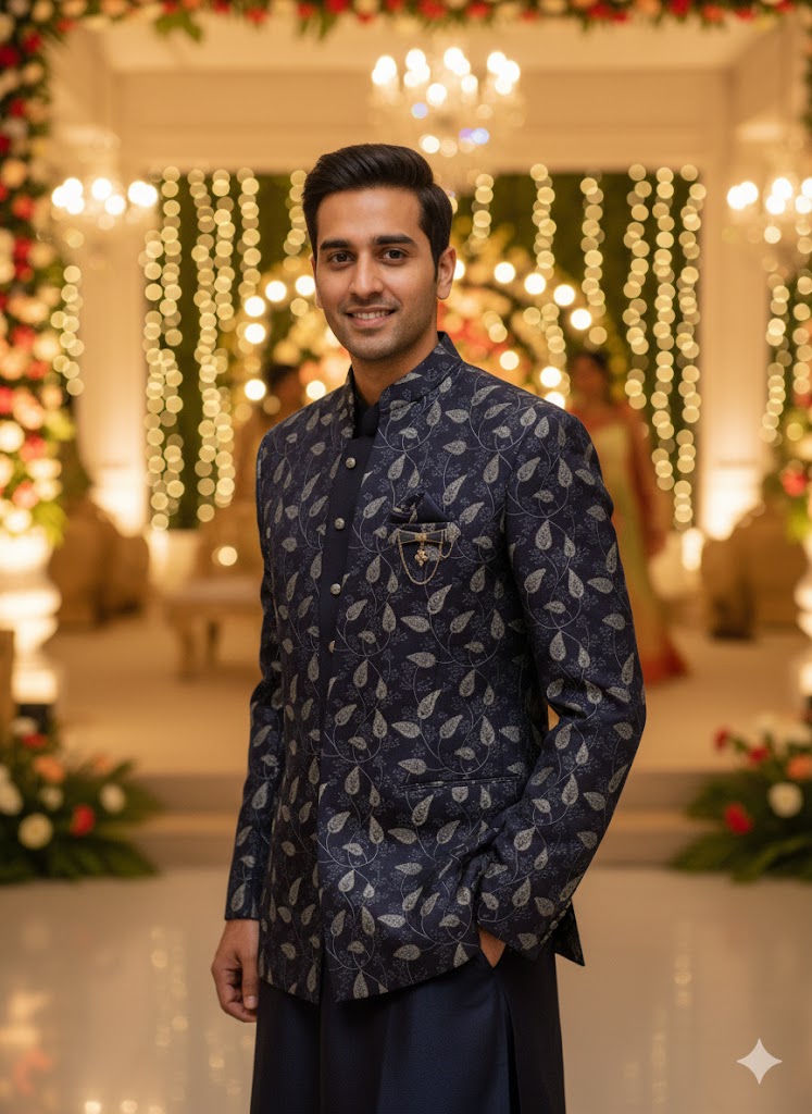 ?? Luxurious Lilac Sherwani Ensemble