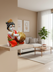 Adorable Laddu Gopal (Baby Krishna) Idol For Home Pooja
