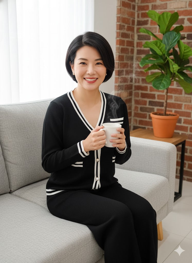 Lyte Club Ladies Western W Cord Set O1356-5176 Black