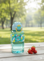 Cute Bear Printed Kids Water Bottle