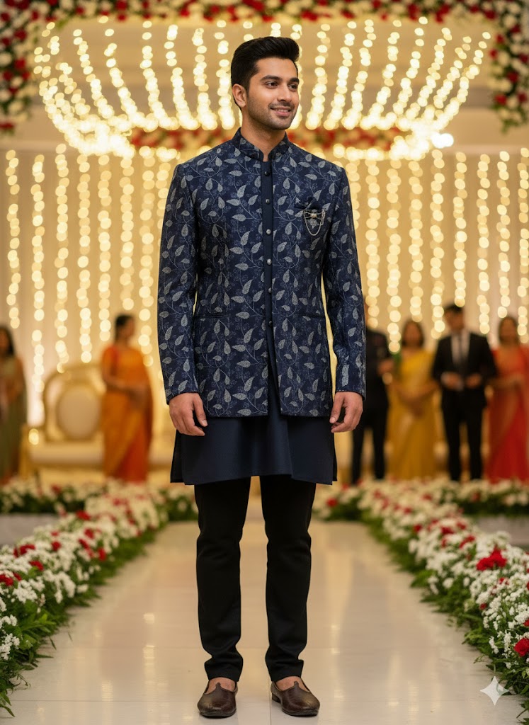 ?? Luxurious Lilac Sherwani Ensemble