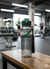 Sport 1000Ml Leak-Proof Water Bottle With Straw & Lock Lid – Bpa Free Gym, Travel, And Outdoor Bottle