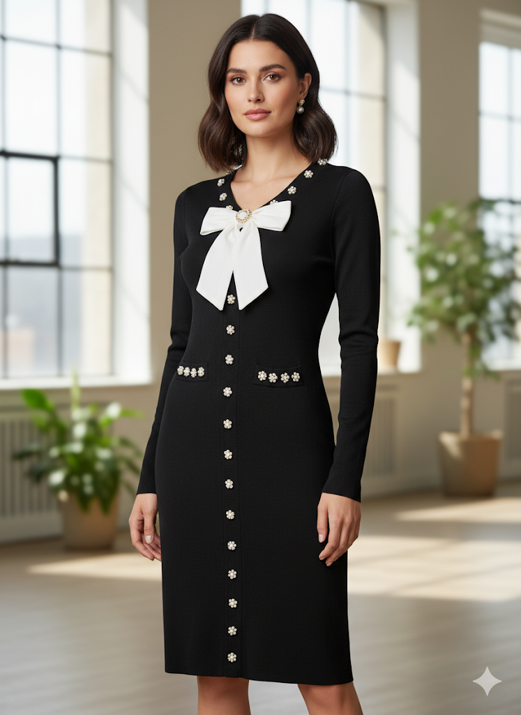 Lyte Club Ladies Western Midi O1356-84118 Black