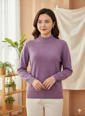 Lyte Club Ladies Western Top F/S O9748-2623 Purple