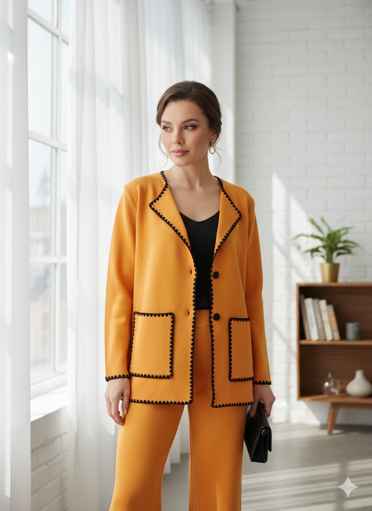 Lyte Club Ladies Western W Cord Set O1356-7830 Orange