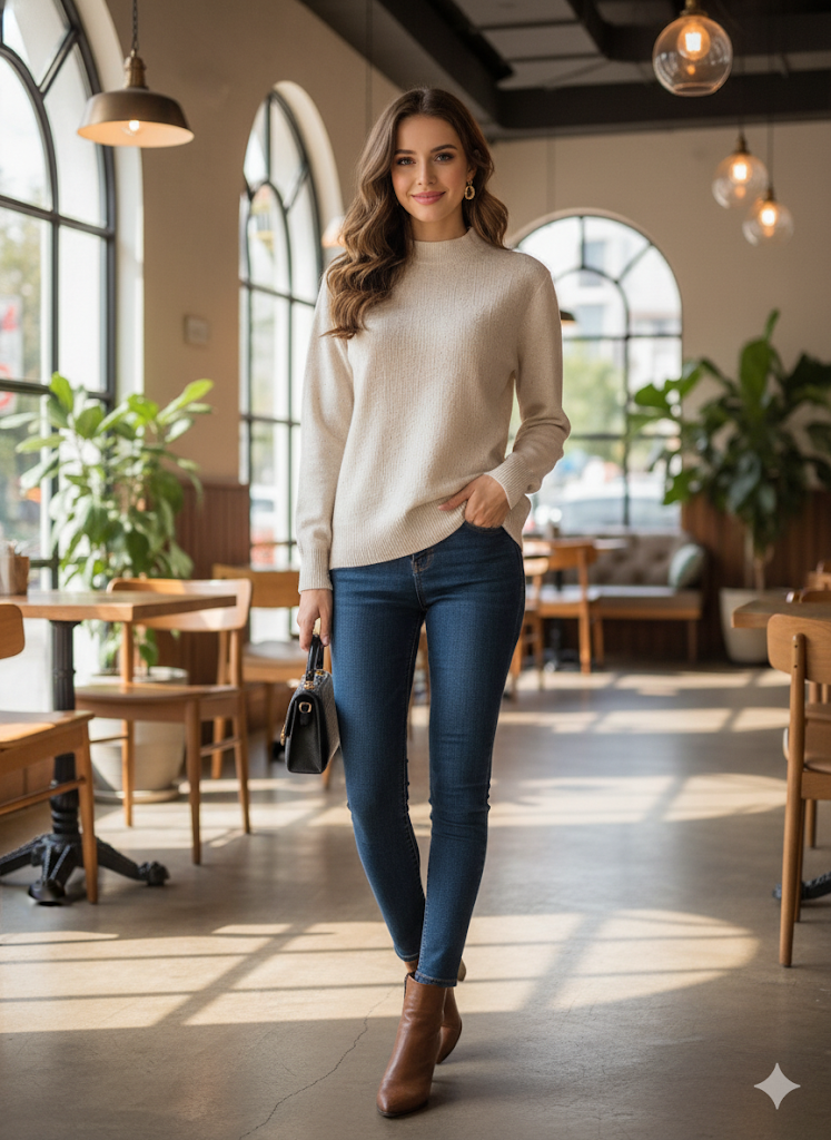 Lyte Club Ladies Western Top F/S O9748-2617 Cream