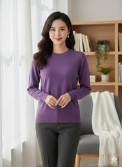 Lyte Club Ladies Western Top F/S O9748-2166 Purple