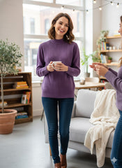 Lyte Club Ladies Western Top F/S O9748-2617 Purple