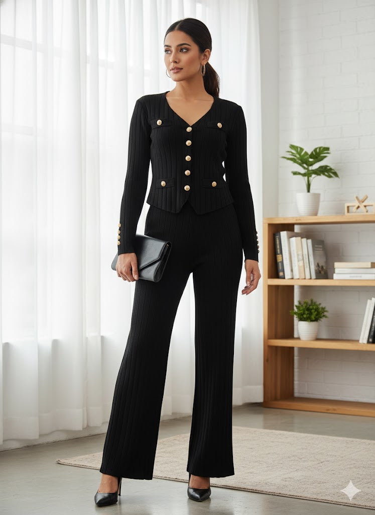 Lyte Club Ladies Western Fashion Set O1356-3501 Black