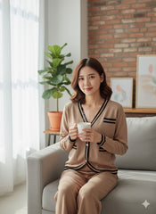 Lyte Club Ladies Western W Cord Set O1356-5176 Brown