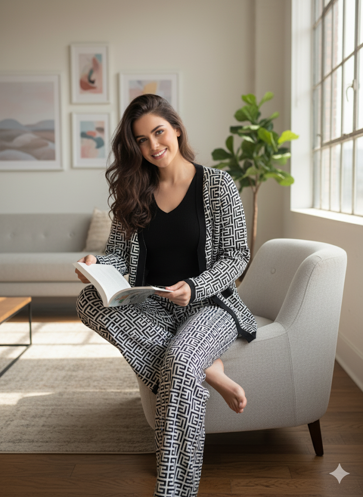 Lyte Club Ladies Western W Cord Set O1356-9017 Black