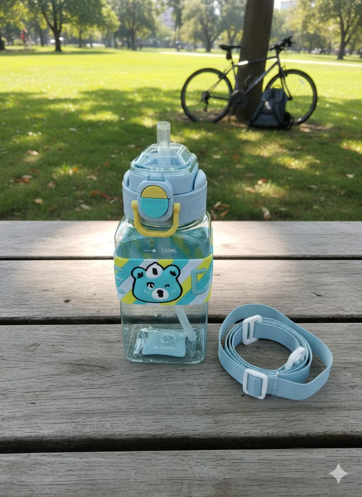 Cute Bear Printed Kids Water Bottle
