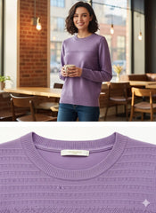 Lyte Club Ladies Western Top F/S O9748-2162 Purple